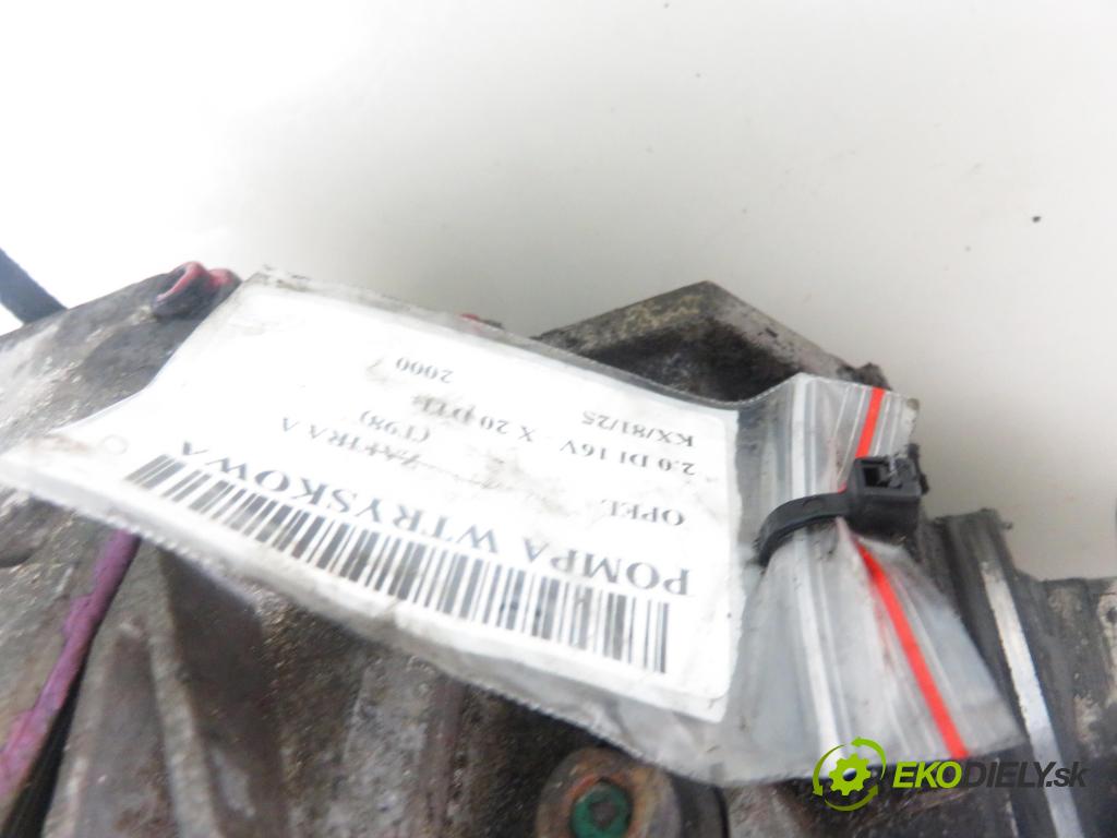 OPEL ZAFIRA A Nadwozie Wielkopojemne (MPV) (T98)  MINIVAN 2000 60,00 2.0 DI 16V - X 20 DTL 1995,00 Pumpa vstrekovacia 0470504011 ; 0281010888 ; 09158202 (Vstrekovacie čerpadlo)