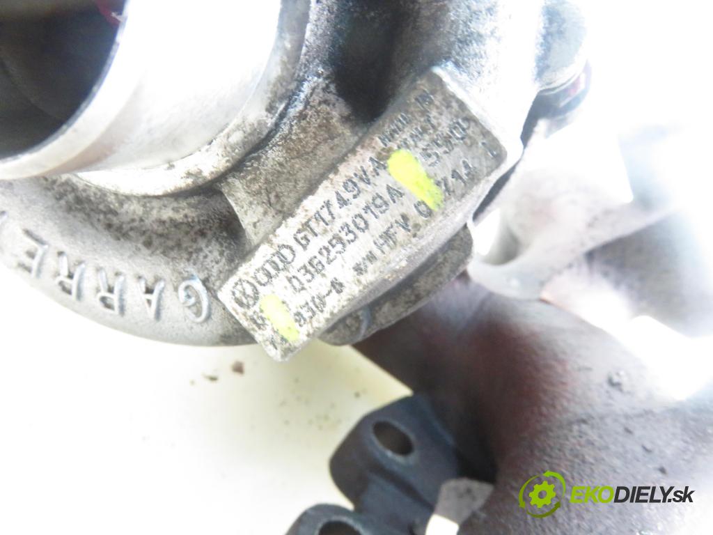 VW TOURAN (1T1, 1T2) MINIVAN 2005 103,00 2.0 TDI 16V 140 - BKD 1968,00 RYCHLONABÍJEČKA: 03G253019A (Turbodúchadla (kompletní))