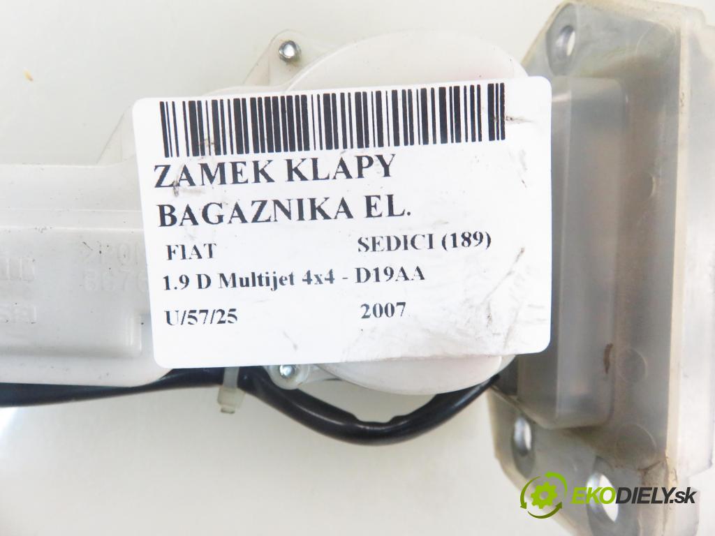 FIAT SEDICI (189_) CROSSOVER 2007 88,00 1.9 D Multijet 120 4x4 - D19AA 1910,00 zámok dveří kufr EL. B6765