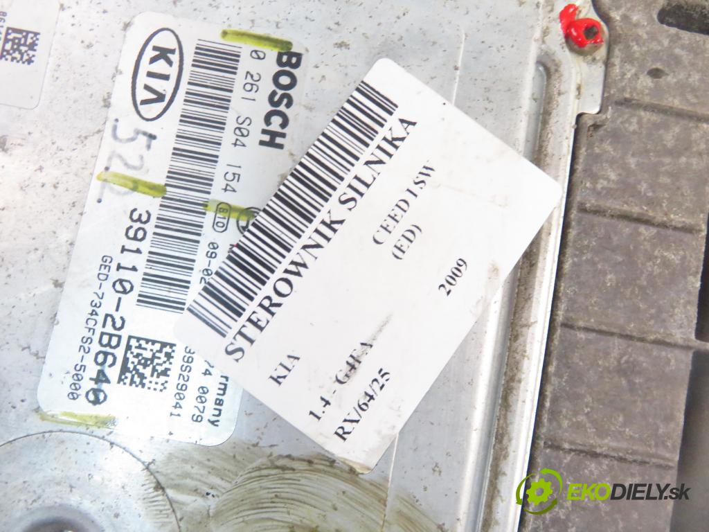 KIA CEE'D SW (ED) KOMBI 2009 80,00 1.4 109 - G4FA 1396,00 Riadiaca jednotka Motor 391102B640 ; 0261S04154