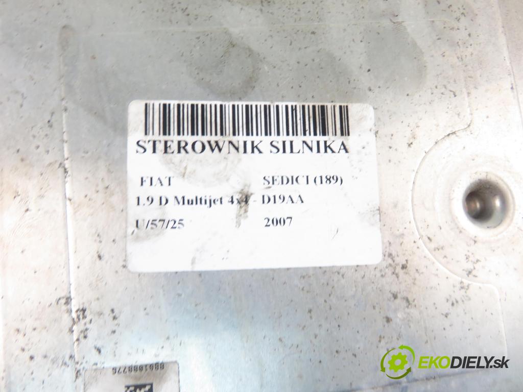 FIAT SEDICI (189_) CROSSOVER 2007 88,00 1.9 D Multijet 120 4x4 - D19AA 1910,00 Riadiaca jednotka Motor 0281012992 ; 55204652