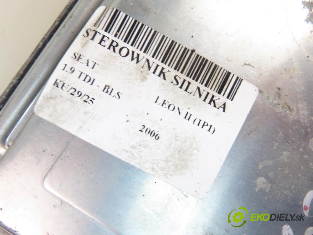SEAT LEON (1P1) HB 2006 77,00 1.9 TDI - BLS 1896,00 Riadiaca jednotka Motor 03G906021JS ; 0281013624 ; 03G906021AB