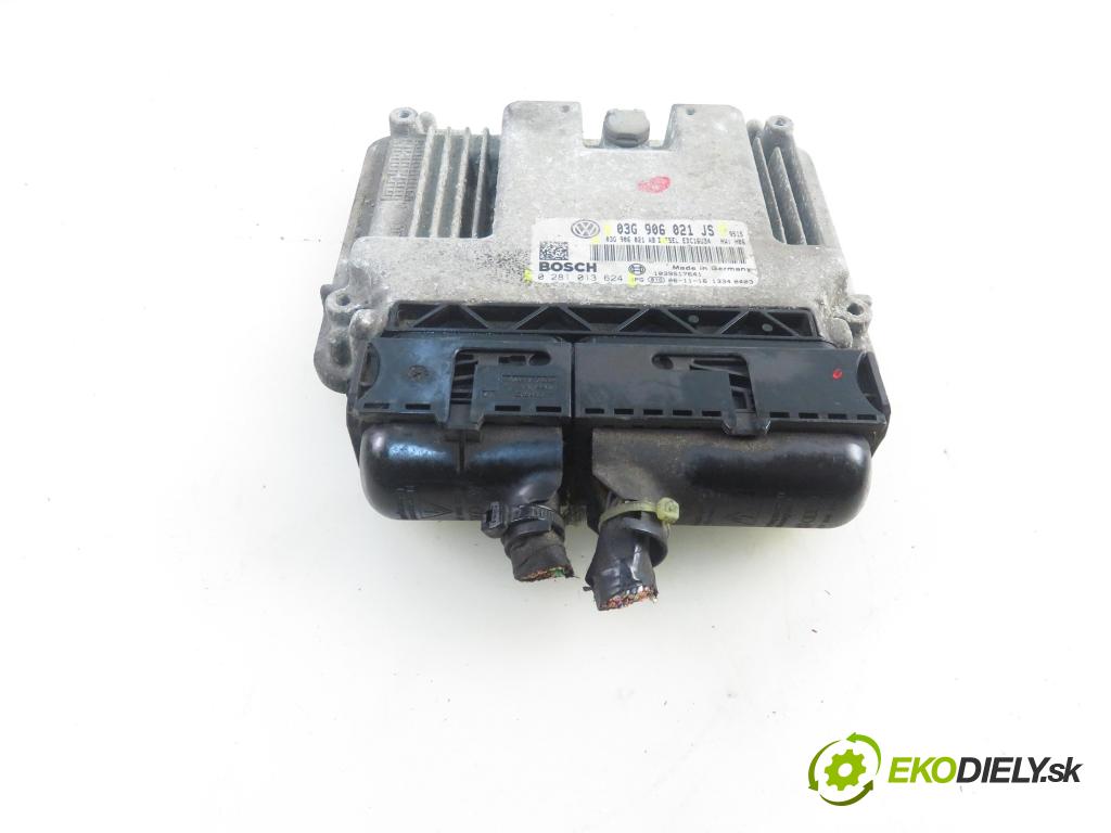 SEAT LEON (1P1) HB 2006 77,00 1.9 TDI - BLS 1896,00 Riadiaca jednotka Motor 03G906021JS ; 0281013624 ; 03G906021AB