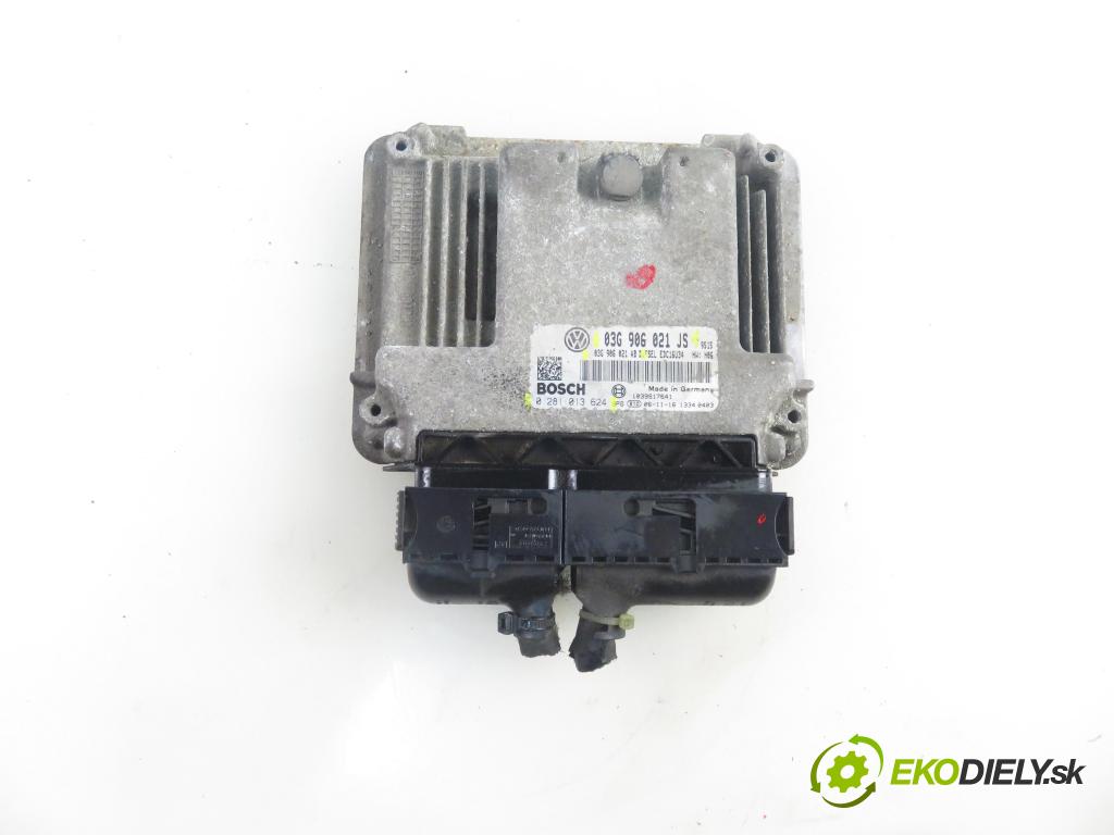 SEAT LEON (1P1) HB 2006 77,00 1.9 TDI - BLS 1896,00 Riadiaca jednotka Motor 03G906021JS ; 0281013624 ; 03G906021AB