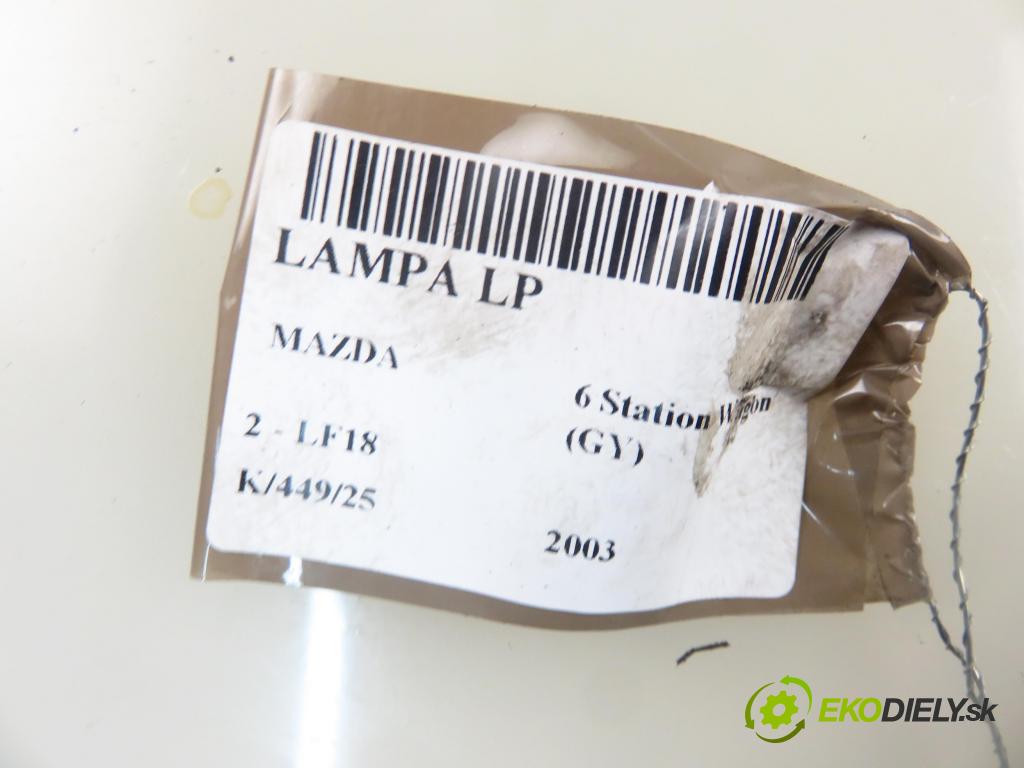MAZDA 6 Station Wagon (GY) KOMBI 2003 104,00 2.0 16V 141 - LF18 1999,00 Svetlo LP