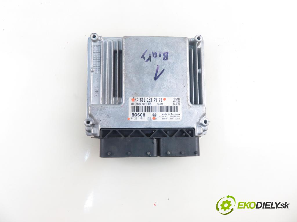 MERCEDES-BENZ VITO Autobus (W639) BUS 2005 110,00 115 CDI 150 - OM 646.982 2148,00 Riadiaca jednotka Motor A6111534978 ; 0281011176