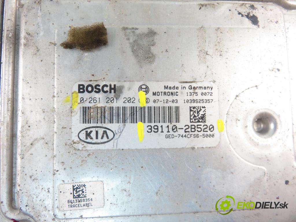 KIA CEE'D liftback (ED) HB 2008 77,00 1.4 1396,00 Riadiaca jednotka Motor 391102B520 ; 0261201202
