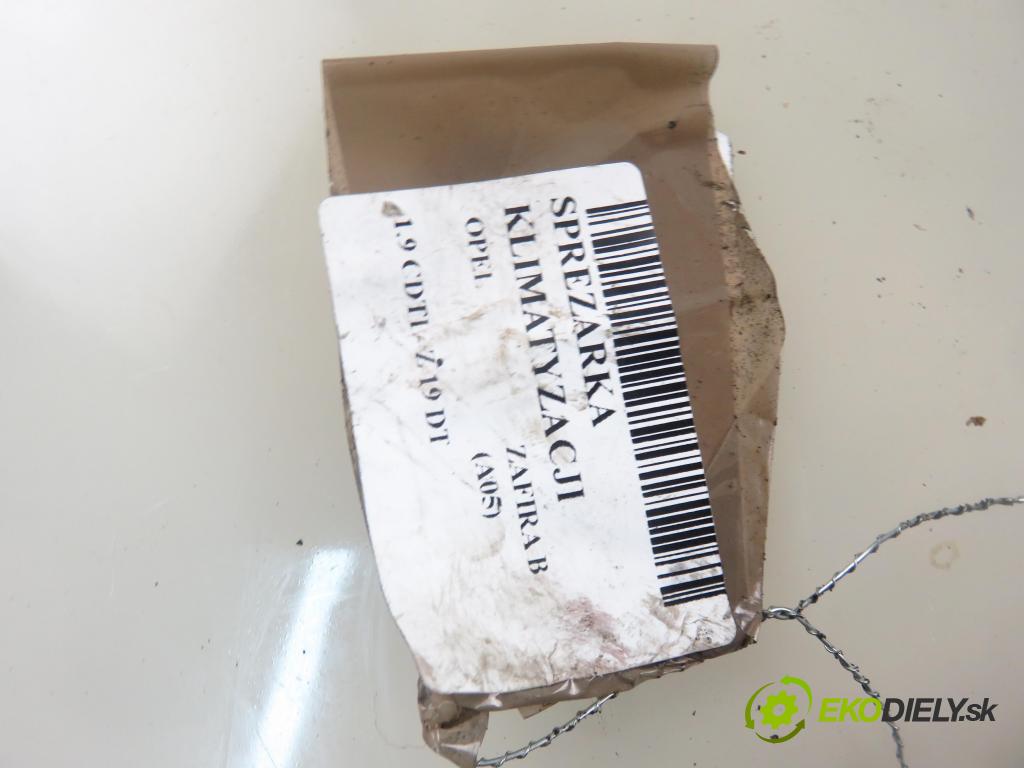 OPEL ZAFIRA B (A05) MINIVAN 2005 88,00 1.9 CDTI 8V 120 - Z 19 DT 1910,00 KOMPRESOR: klimatizácie 13318697 ; 401351739 (Kompresor klimatizácie)