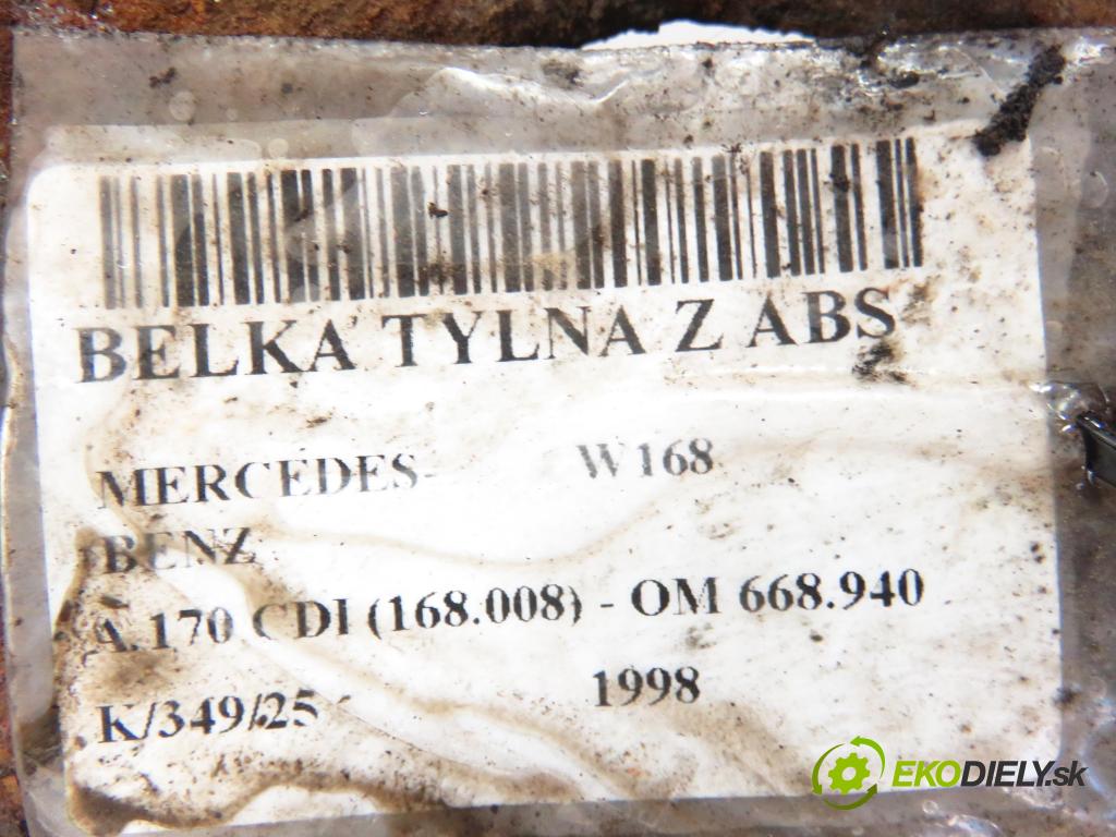 MERCEDES-BENZ KLASA A (W168) HB 1998 66,00 1.7 CDI 90 1689,00 výztuha zadní část ABS