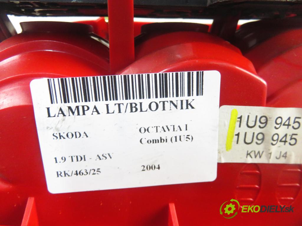 SKODA OCTAVIA I Combi (1U5) KOMBI 2004 81,00 1.9 TDI 110 - ASV 1896,00 Svetlo ľavé zadné 1U9945095B ; 1U9945111B