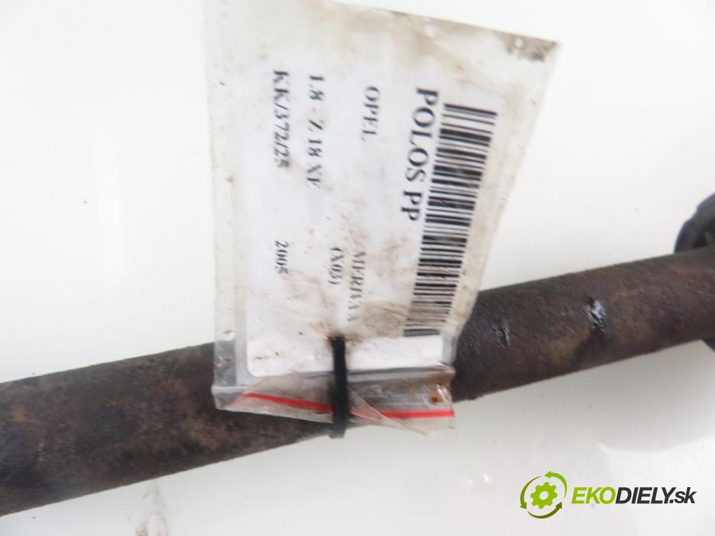 OPEL MERIVA A nadwozie wielkoprzestrzenne (MPV) (X03) HB 2005 92,00 1.8 - Z 18 XE 1796,00 Poloos PP 