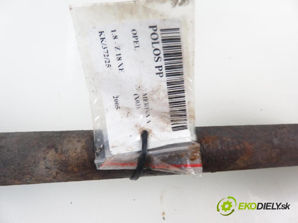 OPEL MERIVA A nadwozie wielkoprzestrzenne (MPV) (X03) HB 2005 92,00 1.8 - Z 18 XE 1796,00 Poloos PP
