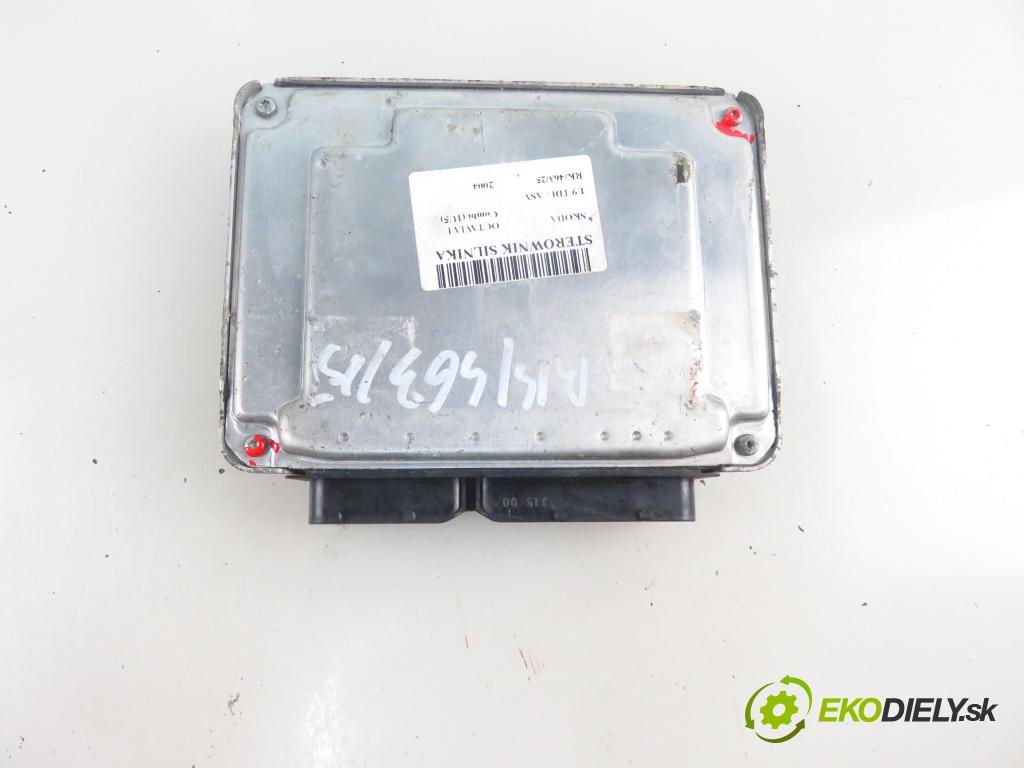SKODA OCTAVIA I Combi (1U5) KOMBI 2004 81,00 1.9 TDI 110 - ASV 1896,00 Riadiaca jednotka Motor 038906012HC ; 0281011311