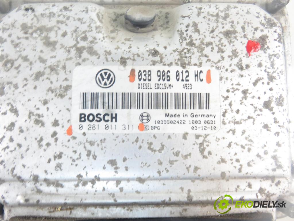 SKODA OCTAVIA I Combi (1U5) KOMBI 2004 81,00 1.9 TDI 110 - ASV 1896,00 Riadiaca jednotka Motor 038906012HC ; 0281011311