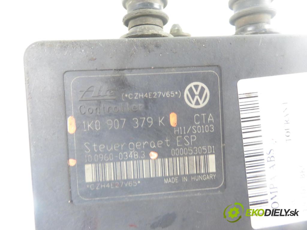 VW TOURAN (1T1, 1T2) MINIVAN 2005 77,00 1.9 TDI - BKC 1896,00 Pumpa ABS 1K0907379K ; 10096003483 ; 1K0614517H (Pumpa ABS)
