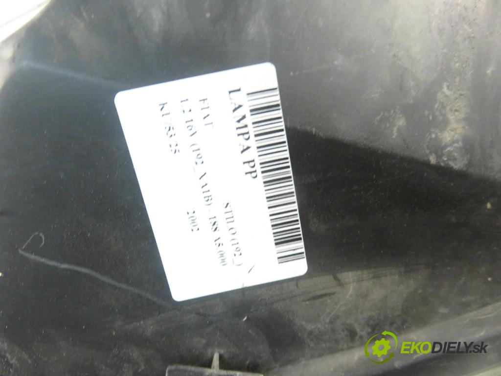 FIAT STILO (192_) HB 2002 59,00 1.2 16V 80 - 188 A5.000 1242,00 světlo PP 517127100