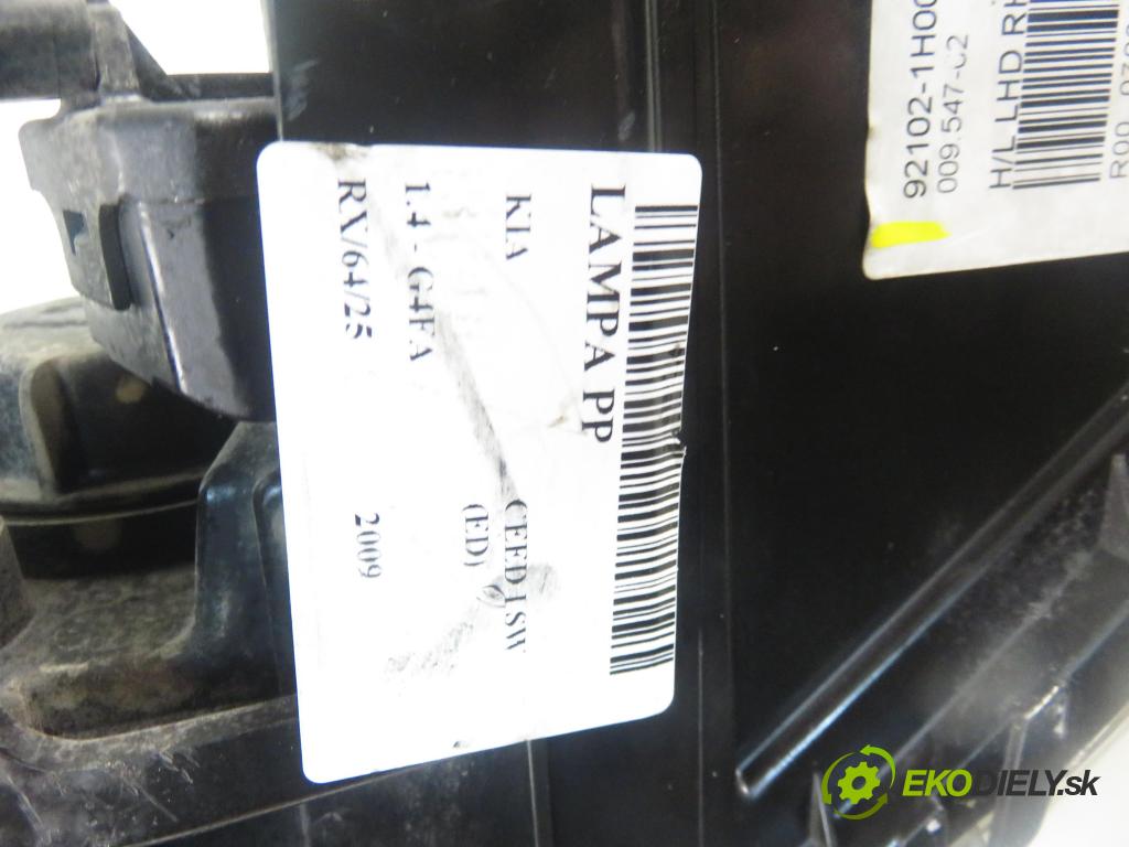 KIA CEE'D SW (ED) KOMBI 2009 80,00 1.4 109 - G4FA 1396,00 světlo PP 921021H000