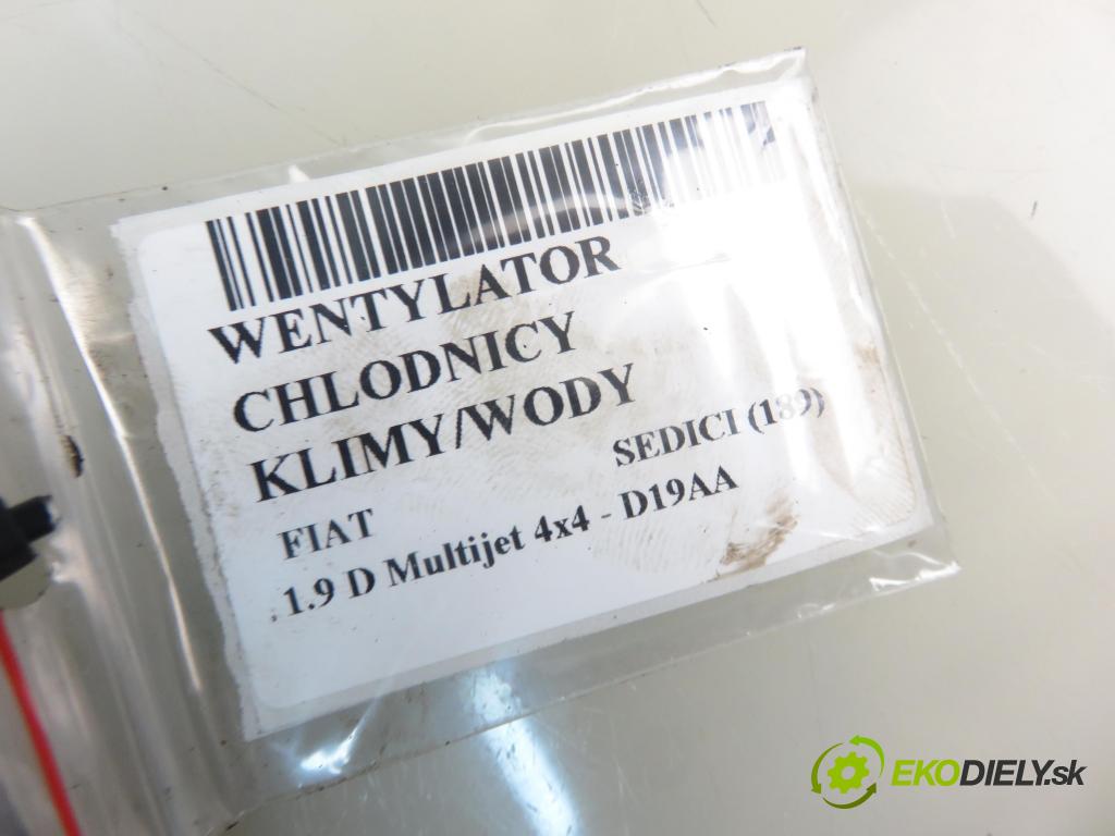 FIAT SEDICI (189_) CROSSOVER 2007 88,00 1.9 D Multijet 120 4x4 - D19AA 1910,00 Ventilátor chladič vody 0650007340