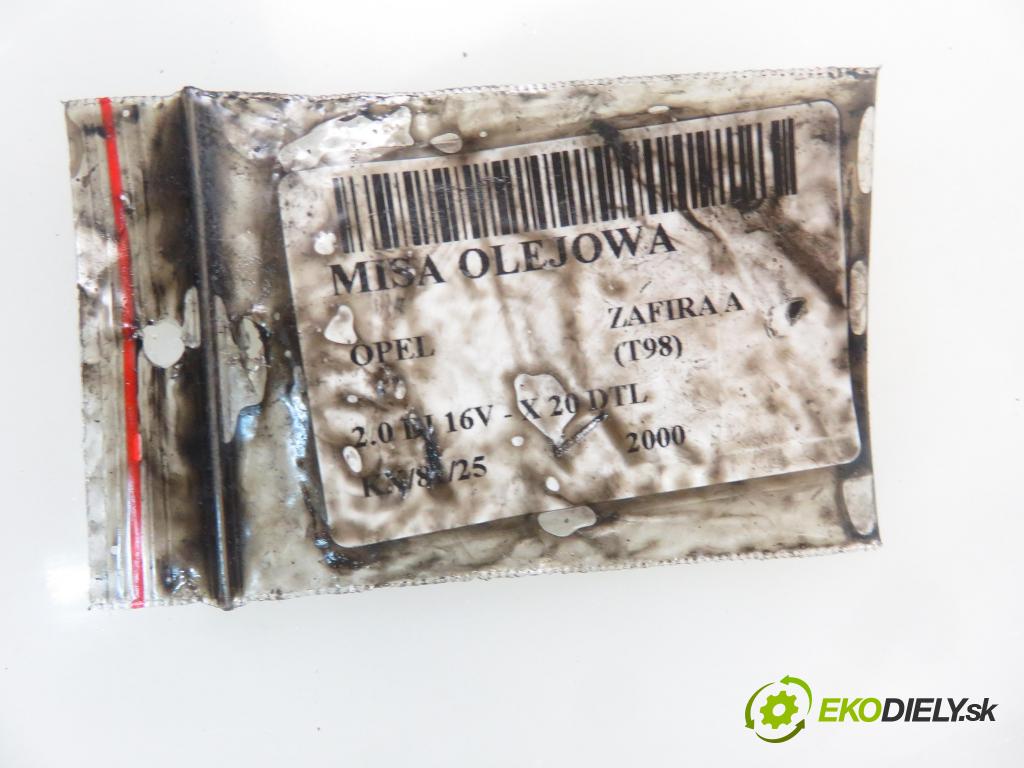 OPEL ZAFIRA A Nadwozie Wielkopojemne (MPV) (T98)  MINIVAN 2000 60,00 2.0 DI 16V - X 20 DTL 1995,00 Vaňa olejová 90400202 ; R90400202 (Olejová vaňa)