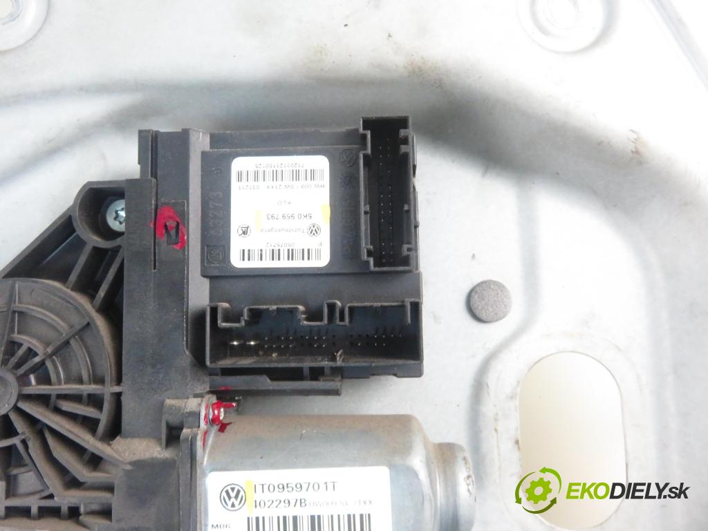 VW TOURAN (1T3) MINIVAN 2012 103,00 2.0 TDI - CFHC 1968,00 mechanismus oken 1T0959701T ; 5K0959793 ; 1T1837729BC