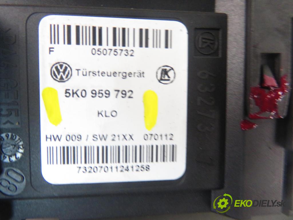 VW TOURAN (1T3) MINIVAN 2012 103,00 2.0 TDI - CFHC 1968,00 mechanismus oken PPE 1T0959702R ; 5K0959792 ; 1T1837730BC