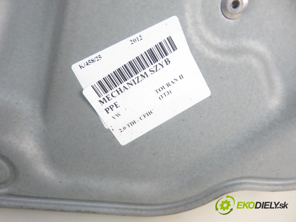 VW TOURAN (1T3) MINIVAN 2012 103,00 2.0 TDI - CFHC 1968,00 mechanismus oken PPE 1T0959702R ; 5K0959792 ; 1T1837730BC
