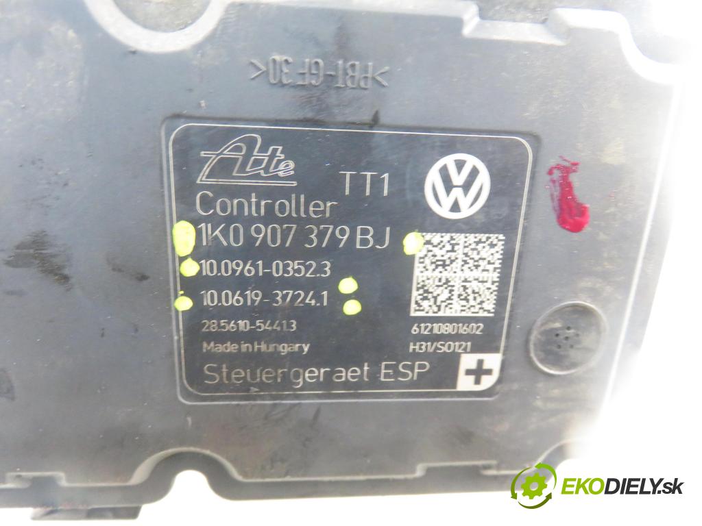 VW TOURAN (1T3) MINIVAN 2012 103,00 2.0 TDI - CFHC 1968,00 Pumpa ABS 1K0907379BJ ; 10096103523 ; 1K0614517DE (Pumpa ABS)