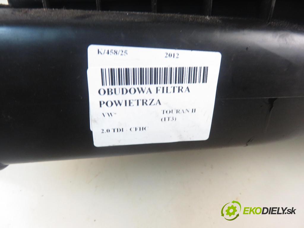 VW TOURAN (1T3) MINIVAN 2012 103,00 2.0 TDI - CFHC 1968,00 Obal filtra vzduchu 3C0129601CD ; 3C0129607BG (Obal filtra vzduchu)
