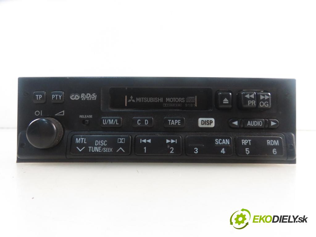 MITSUBISHI PAJERO PININ (H6_W, H7_W) SUV 2000 95,00 2.0 GDI 1999,00 RADIO ME26802109E ; MZ312566