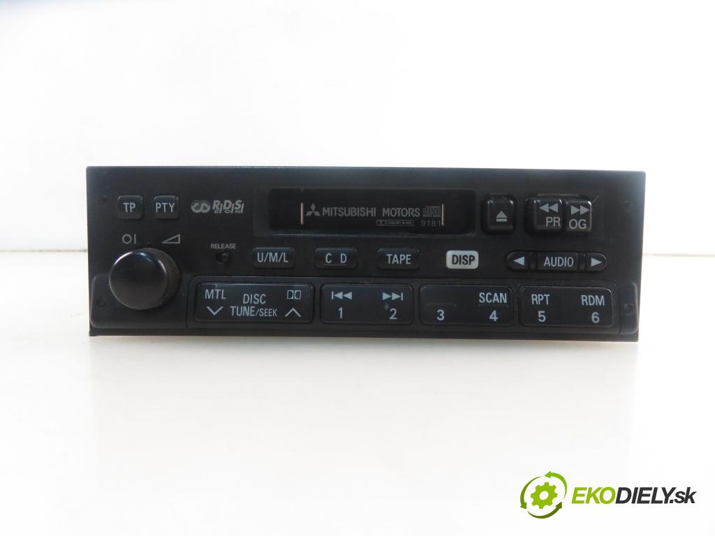 MITSUBISHI PAJERO PININ (H6_W, H7_W) SUV 2000 95,00 2.0 GDI 1999,00 RADIO ME26802109E ; MZ312566