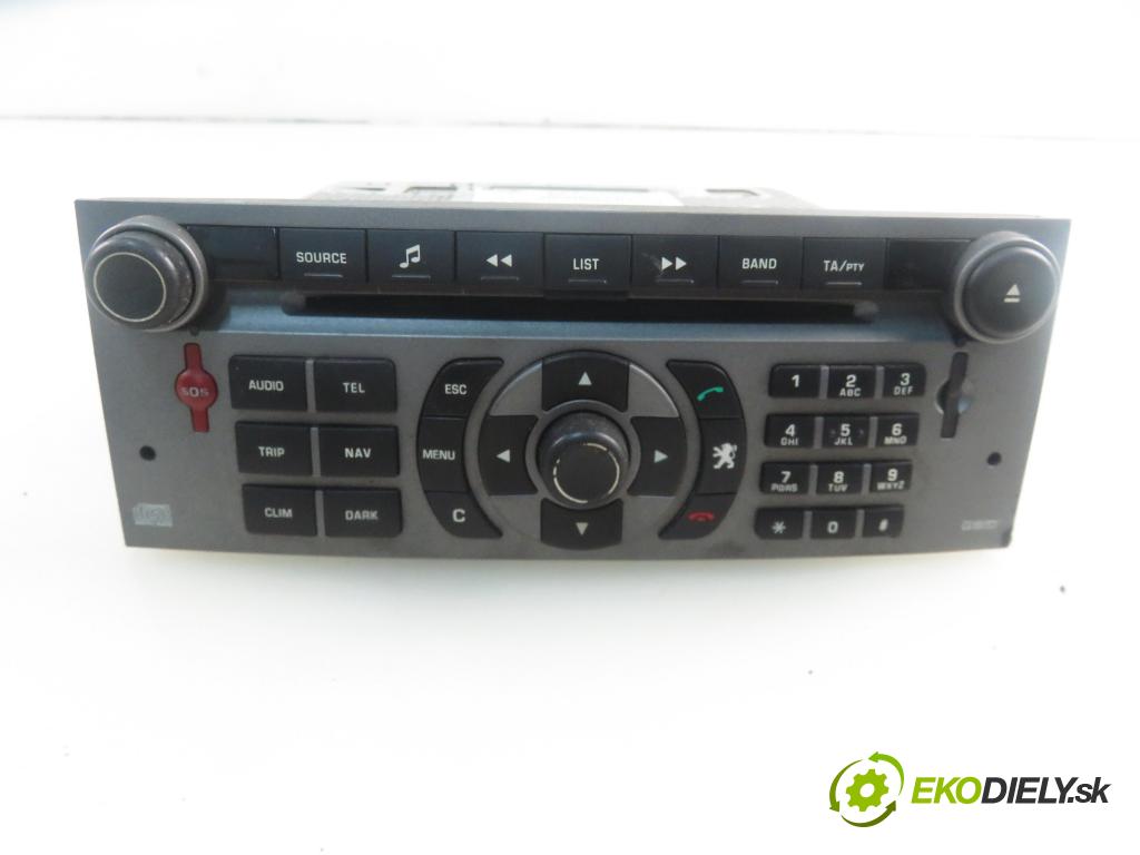 PEUGEOT 407 SW (6E_) KOMBI 2004 116,00 2.2 - 3FZ (EW12J4) 2230,00 RADIO CD 96565708YW