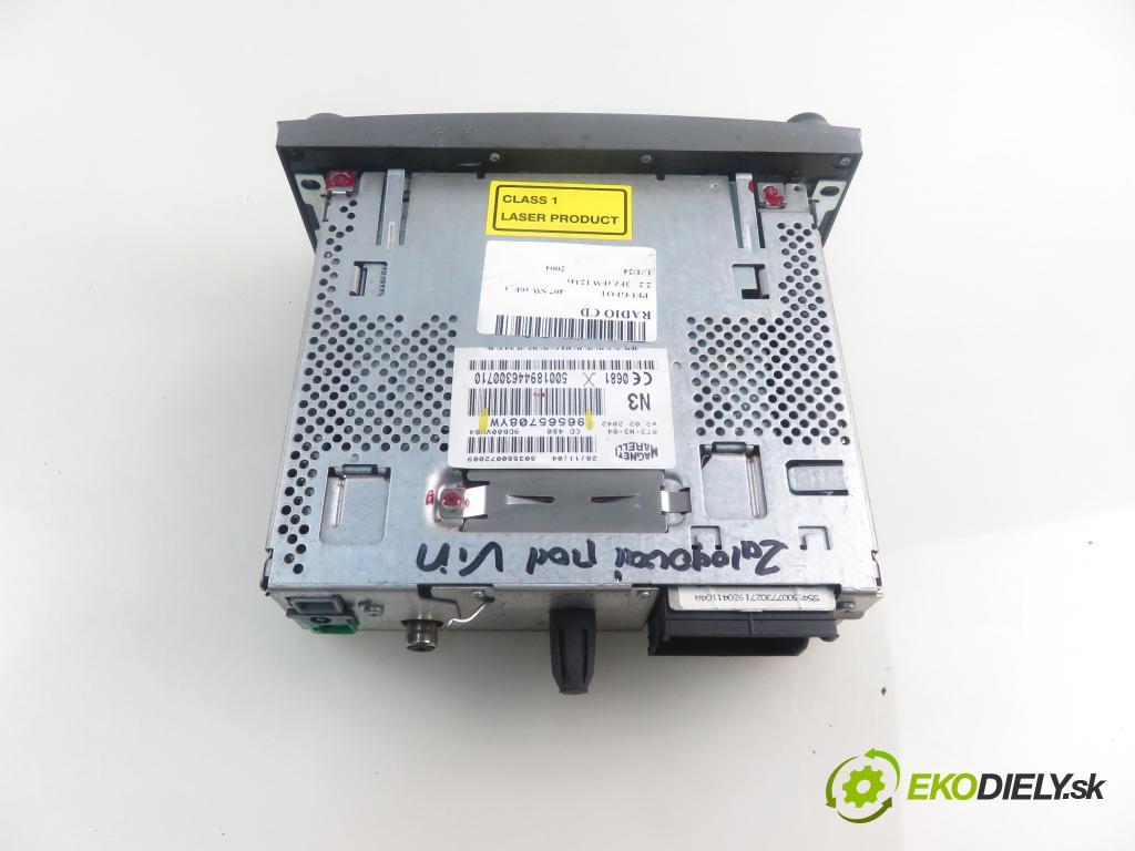 PEUGEOT 407 SW (6E_) KOMBI 2004 116,00 2.2 - 3FZ (EW12J4) 2230,00 RADIO CD 96565708YW