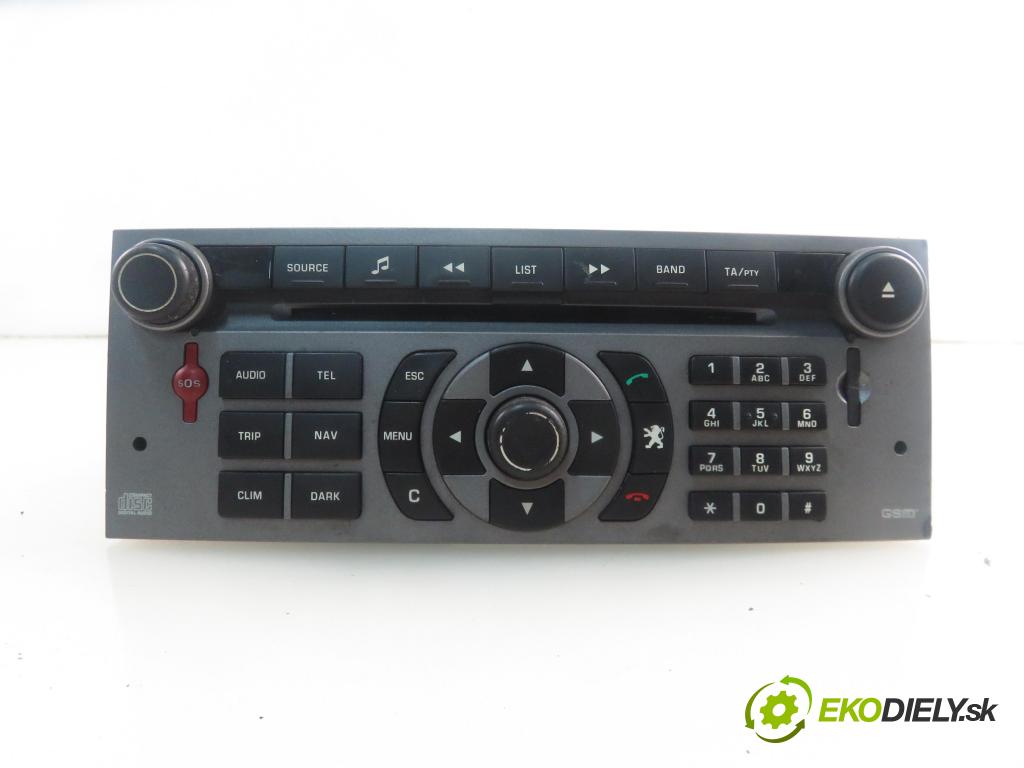 PEUGEOT 407 SW (6E_) KOMBI 2004 116,00 2.2 - 3FZ (EW12J4) 2230,00 RADIO CD 96565708YW