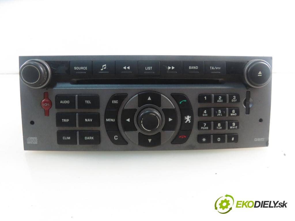 PEUGEOT 407 SW (6E_) KOMBI 2004 116,00 2.2 - 3FZ (EW12J4) 2230,00 RADIO CD 96565708YW