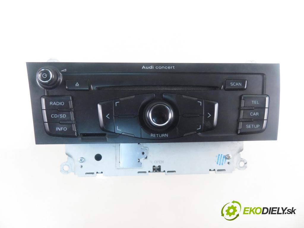 AUDI A4 (8K2, B8) SEDAN 2008 118,00 1.8 TFSI - CABB 1798,00 RADIO CD 8T1035186B