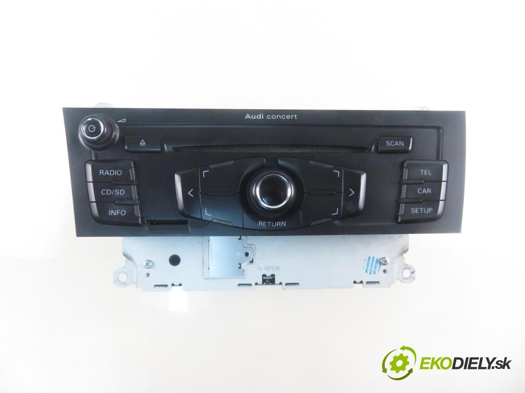 AUDI A4 (8K2, B8) SEDAN 2008 118,00 1.8 TFSI - CABB 1798,00 RADIO CD 8T1035186B