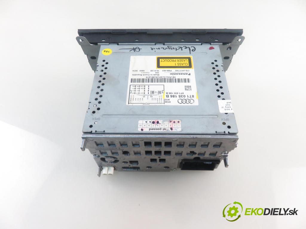 AUDI A4 (8K2, B8) SEDAN 2008 118,00 1.8 TFSI - CABB 1798,00 RADIO CD 8T1035186B