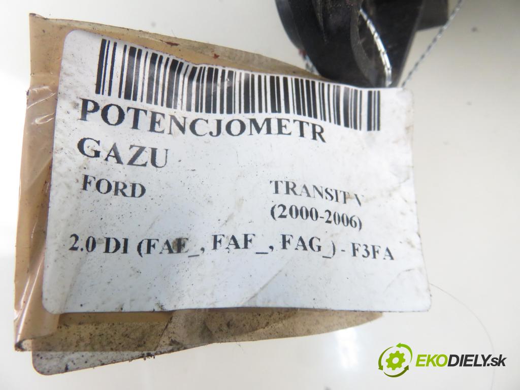 FORD TRANSIT Furgon (FA_ _) CHLODNIA 2005 63,00 2.0 DI 86 - F3FA 1998,00 Potenciometer plynu 1C119F836AC (Pedál)