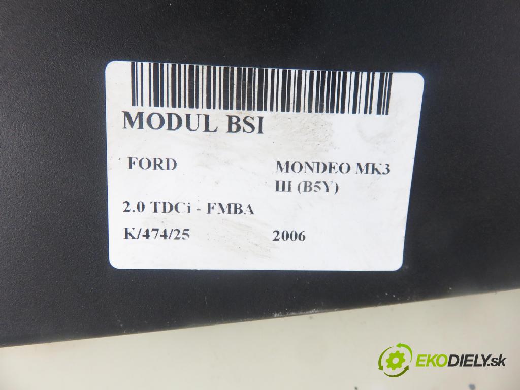 FORD MONDEO III (B5Y) LIFTBACK 2006 96,00 2.0 TDCi - FMBA 1998,00 MODUL BSI 3S7T15K600TC ; 5WK48752F