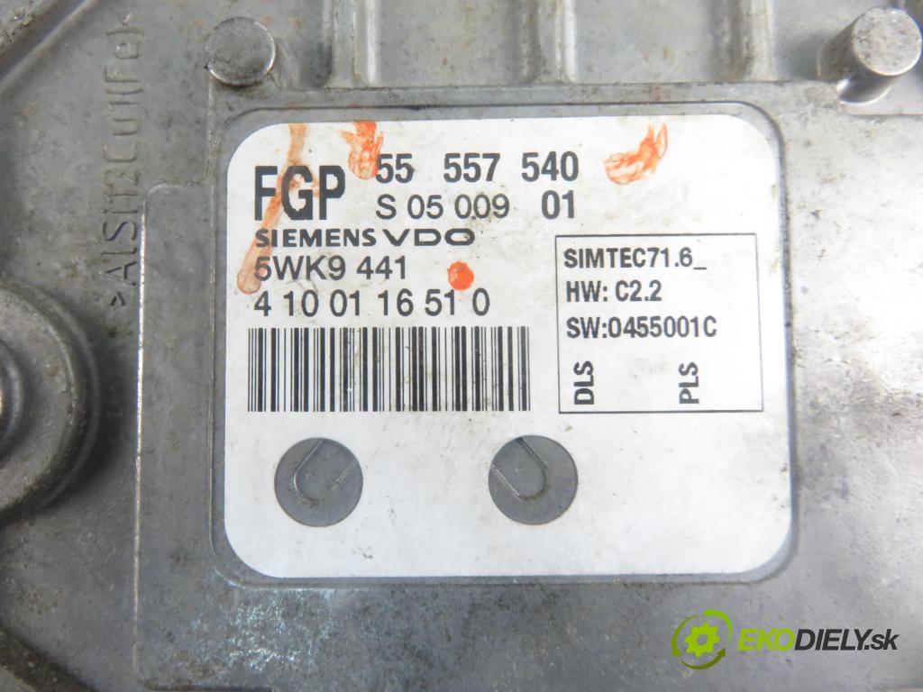 OPEL VECTRA C (Z02) LIFTBACK 2005 90,00 1.8 16V 122 - Z 18 XE 1796,00 Riadiaca jednotka Motor 55557540 ; 5WK9441