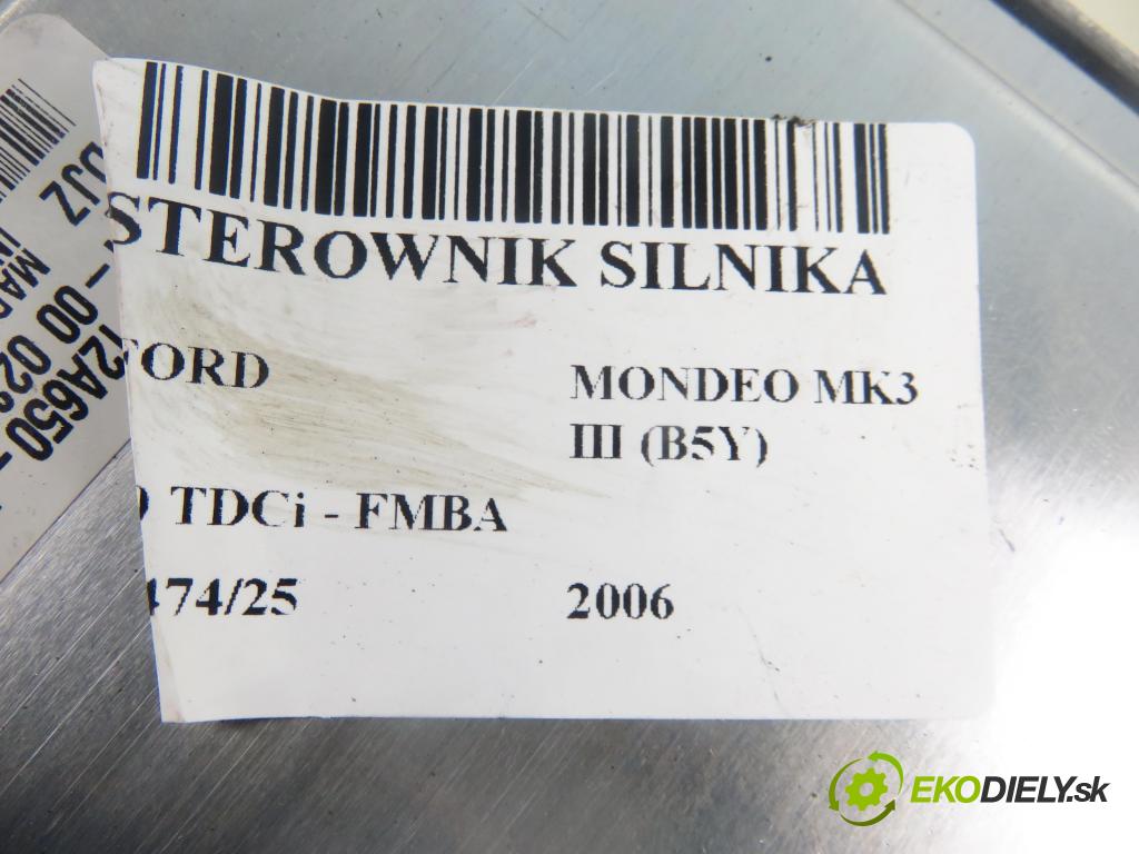 FORD MONDEO III (B5Y) LIFTBACK 2006 96,00 2.0 TDCi - FMBA 1998,00 Riadiaca jednotka Motor 6S7112A650BC