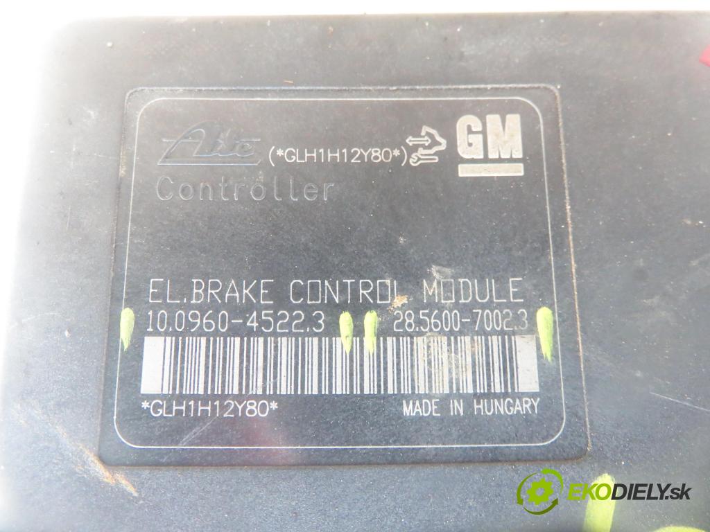 CHEVROLET ORLANDO (J309) MINIVAN 2012 120,00 2.0 D VCDi 163 - Z 20 D1 (LNP) 1998,00 Pumpa ABS 13356788ACA ; 10096045223 ; 10020604294 (Pumpa ABS)