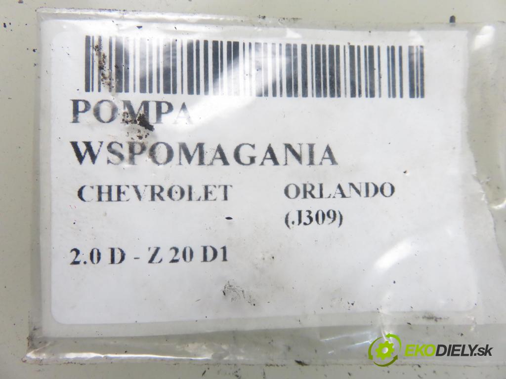 CHEVROLET ORLANDO (J309) MINIVAN 2012 120,00 2.0 D VCDi 163 - Z 20 D1 (LNP) 1998,00 Pumpa servočerpadlo 96985600 (Servočerpadlo, pumpa riadenia)