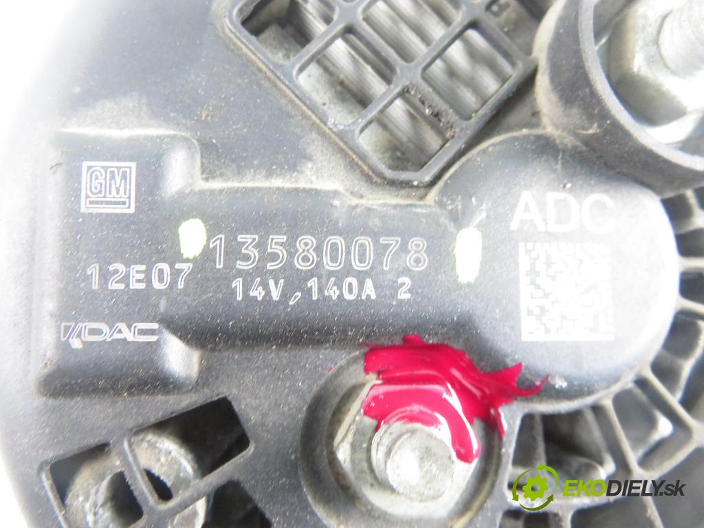 CHEVROLET CAPTIVA (C100, C140) SUV 2012 135,00 2.2 D 4WD 184 - Z 22 D1 2231,00 Alternátor 13580078 (Alternátor)