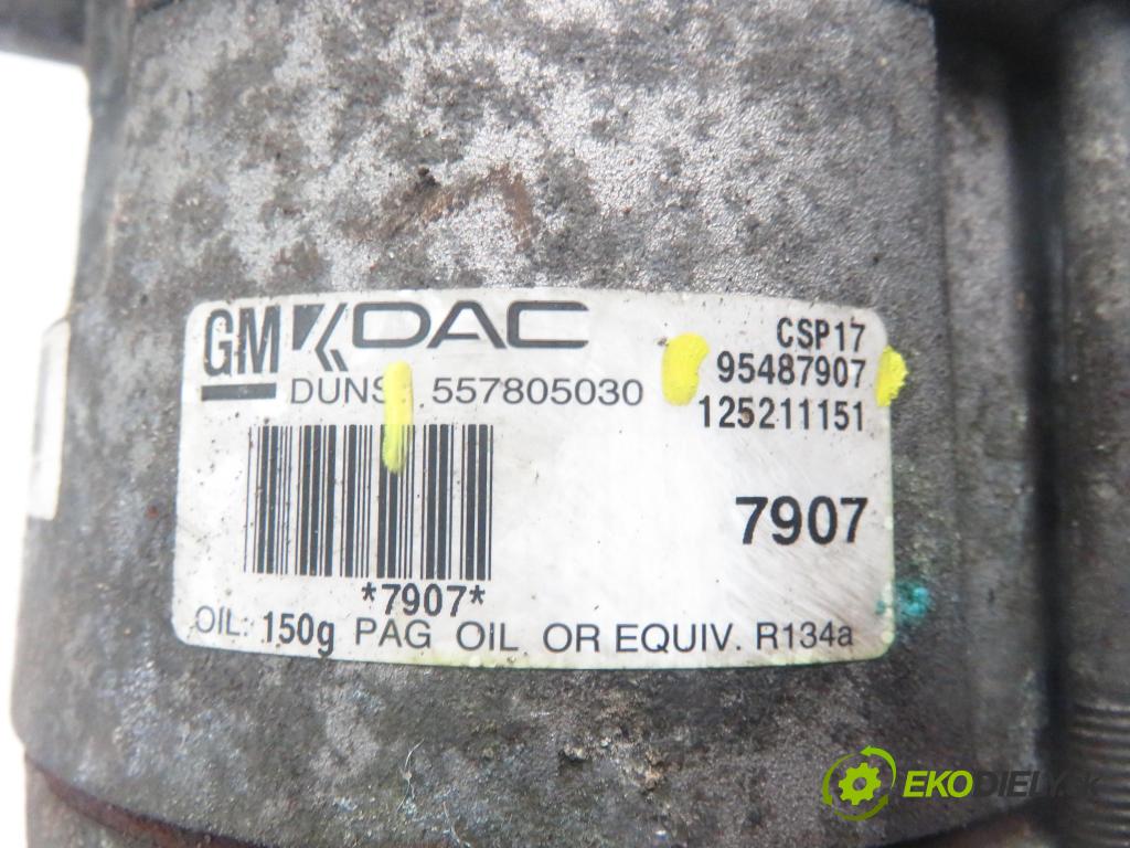 CHEVROLET CAPTIVA (C100, C140) SUV 2012 135,00 2.2 D 4WD 184 - Z 22 D1 2231,00 KOMPRESOR: klimatizácie 95487907 ; 557805030 (Kompresor klimatizácie)