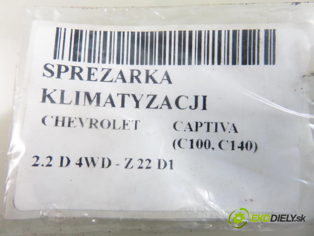CHEVROLET CAPTIVA (C100, C140) SUV 2012 135,00 2.2 D 4WD 184 - Z 22 D1 2231,00 KOMPRESOR: klimatizácie 95487907 ; 557805030 (Kompresor klimatizácie)