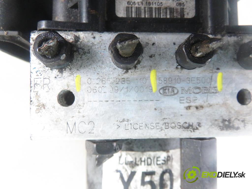 KIA SORENTO I (JC) SUV 2007 103,00 2.5 CRDi 140 - D4CB 2497,00 Pumpa ABS 0265950564 ; 589103E500 ; 0265235110 (Pumpa ABS)