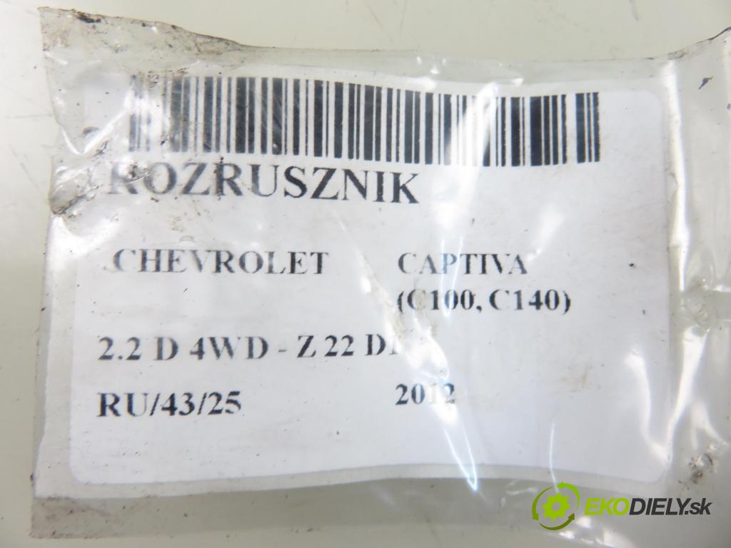 CHEVROLET CAPTIVA (C100, C140) SUV 2012 135,00 2.2 D 4WD 184 - Z 22 D1 2231,00 Štartér 25183761 (Štartér)