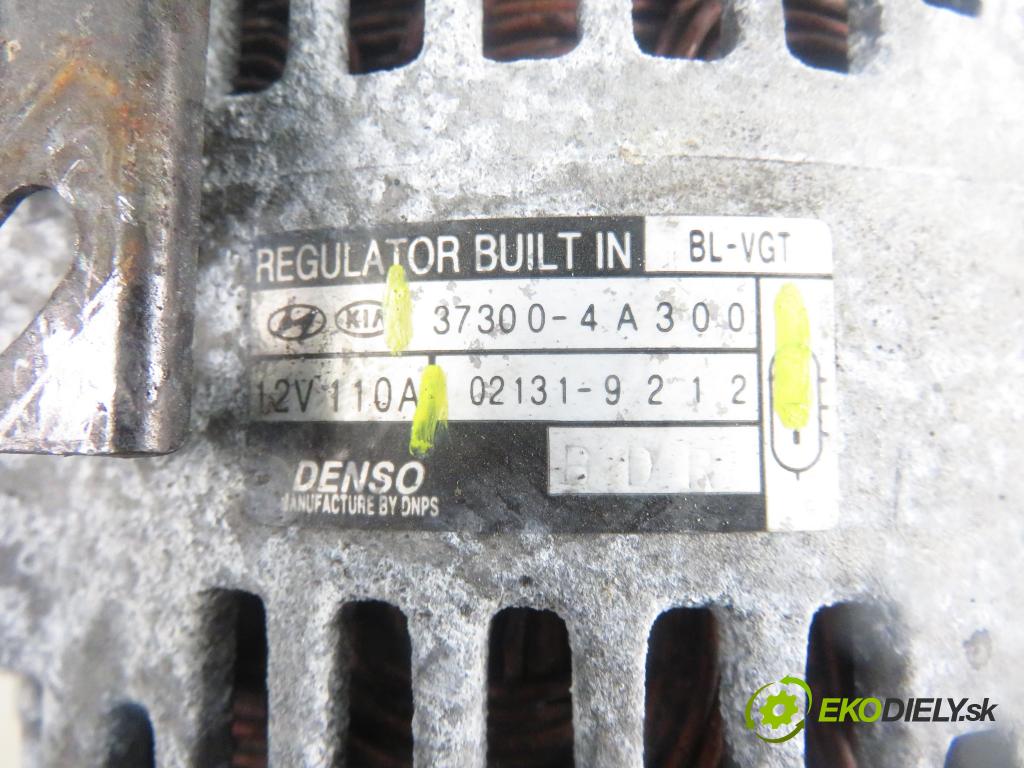 KIA SORENTO I (JC) SUV 2007 103,00 2.5 CRDi 140 - D4CB 2497,00 Alternátor 373004A300 ; 023139212 (Alternátor)