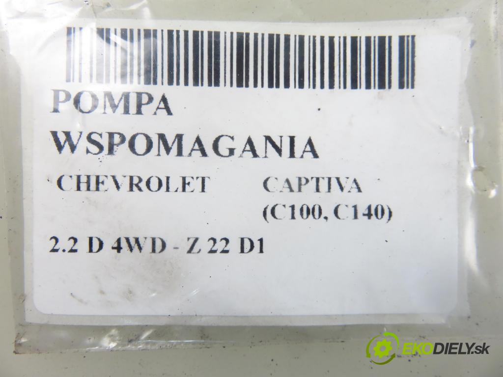 CHEVROLET CAPTIVA (C100, C140) SUV 2012 135,00 2.2 D 4WD 184 - Z 22 D1 2231,00 Pumpa servočerpadlo B901L (Servočerpadlo, pumpa riadenia)